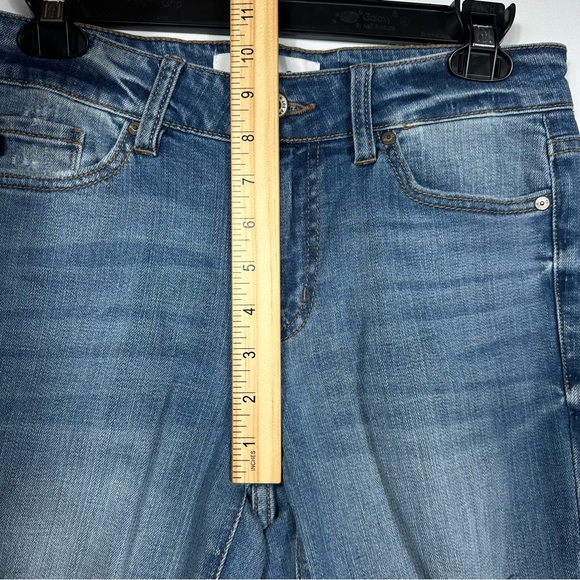 KanCan Women's Distressed Skinny Blue Jeans Style# KC7103M Size 7/27 - Picture 6 of 7